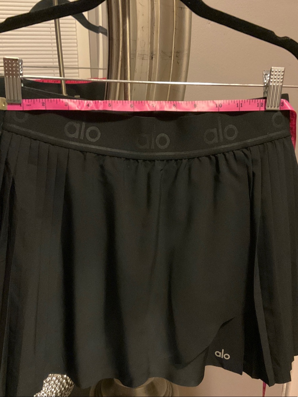 ALO Yoga Black Pleated Athletic Skirt - Picture 10 of 12
